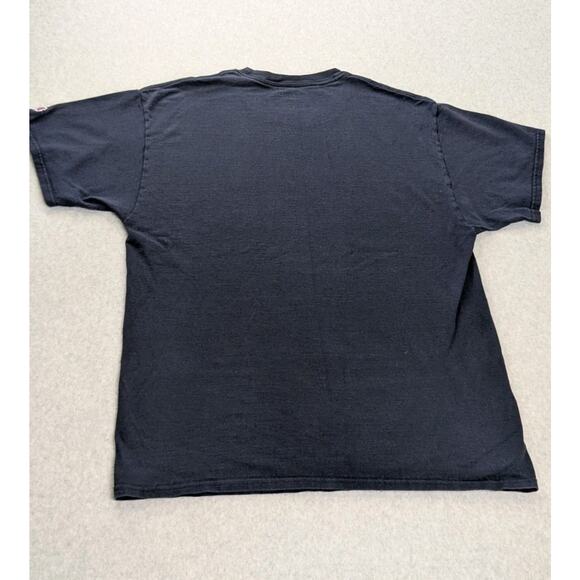 Champion Yale University Blue T-shirt Large Cotton Short Sleeve Distressed - Picture 2 of 10